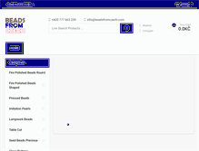 Tablet Screenshot of beadsfromczech.com